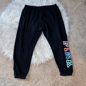 PINK black sweatpants